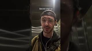 Secret chef tip #michelin #chef #linecook #industry #boh #Shorts #chefsolomonince
