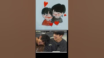 taekook cute anime drawing #bts #btsarmy #taehyung #jungkook #taekook #art #btsshorts #shorts #btsv