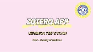 Zotero Tutorial | Veronica Teo Yi Xuan (229) | IUP in Medicine FK UNAIR 2020 screenshot 3