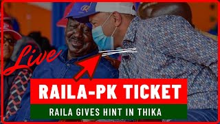 Details Why Peter Kenneth Emerged As Raila Odinga Runningmate in Thika
