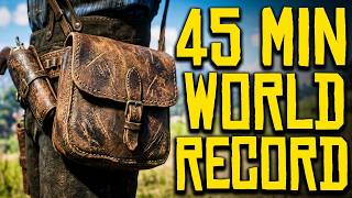 RDR2 - Legend of the East Satchel in 45 Minutes (World Record Speedrun) No Commentary