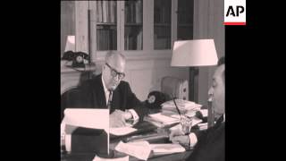 LEFT WING POLITICIAN MOLLET INTERVIEWED