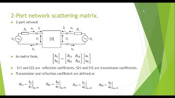 Basic concepts of Microwave engineering-equivalent Circuit, Z,Y,S parameters