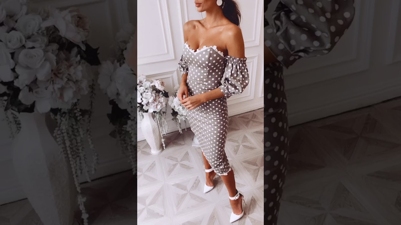 Остин Серое Платье фото 6