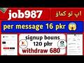 Online Earning Without Investment Pakistan | Job987