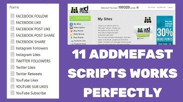 addmefast free Script 2021