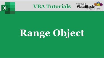 VBA Range object | Excel VBA Tutorials | Part-08
