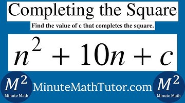 n^2+10n+c | Find the value of c that completes the square.