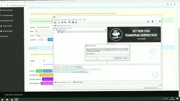 How to create a Free TS3 server Hosted in 2023 permanent with dedicated subdomain