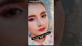 #my party makeup my cute baby