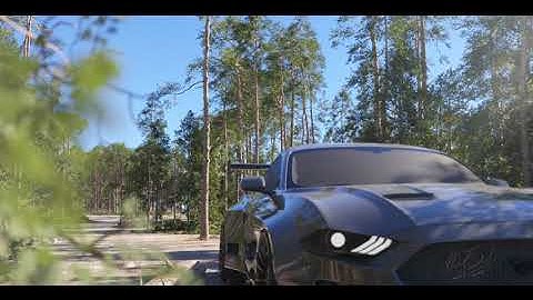 Blenders Pine Biomes #CGscene #cgforest #cgcar