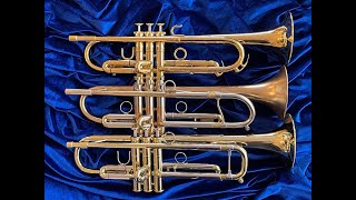 Eclipse, Jaeger, & Adams A4LT Bb Trumpets