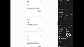 Adaptable Alert Component in Figma #uikit #responsivedesign