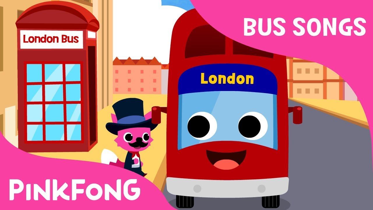 London Bus | London Tour | Bus Song | Car Song | Pinkfong Songs for Children