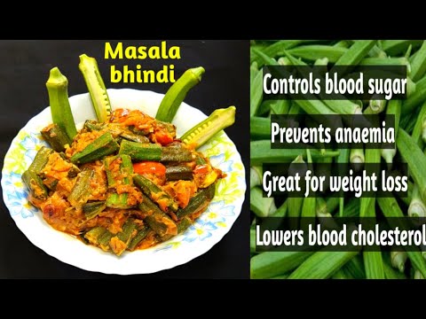 Masala bhindi recipe/Bhindi recipe/Health benefits of lady finger - YouTube