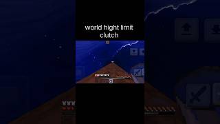 Mlg water bucket from the world height limit to ground in Minecraft!!!