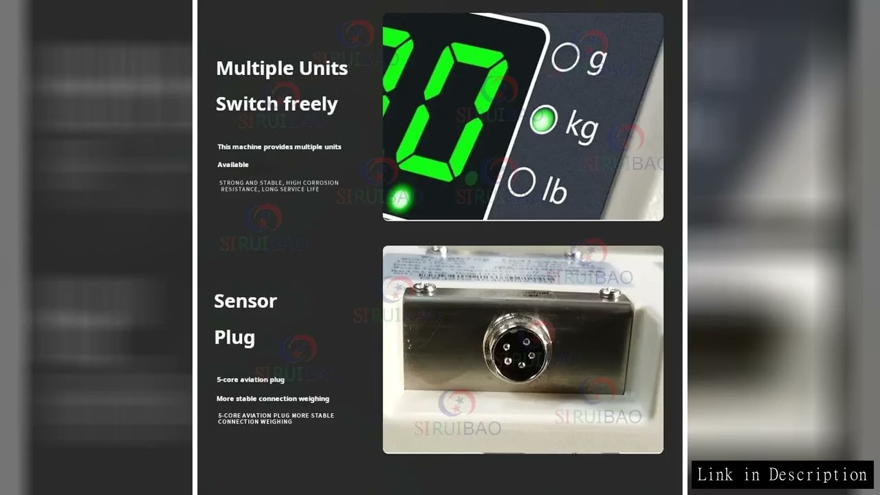 Electric Weighing Device Loadmeter Meter Head Counting Weighing Rs232 Meter Platform Scale Monitor E