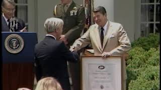 President Reagan's Remarks at Ceremony for the President's \\