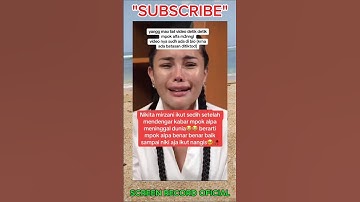 Tangis Nikmir Saat Tau Mpok Alpa Meninggal Dunia Tangis Histeris 😱⁉️ #shortvideo #beritaartis