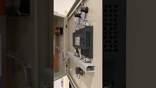 Schneider PLC with HMI - HVAC control panel.... #schneider #engineering #hvac #hmi