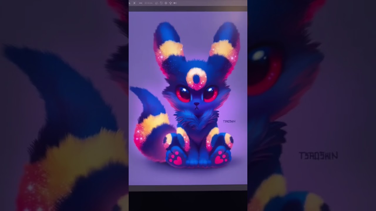 Some of my Eeveelutions drawings #art #shorts