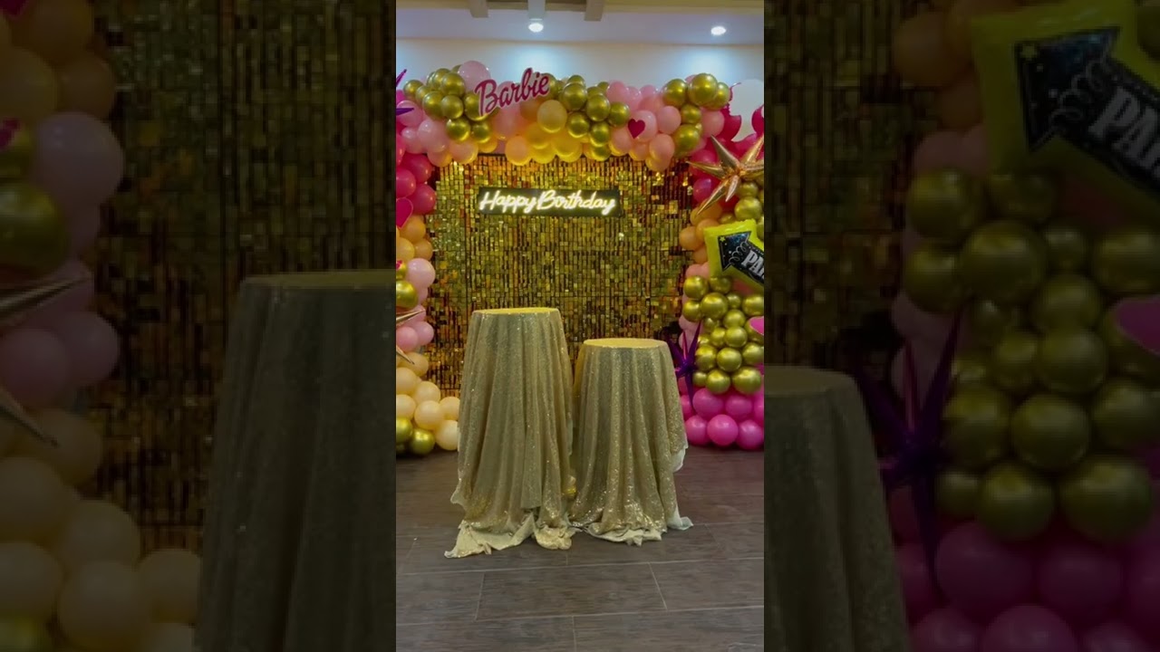 Learn how to make sequins wall backdrop from us 😍