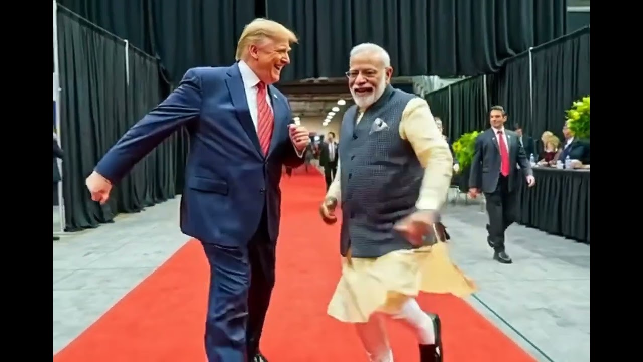 Modi Trump nachta hua 🤣