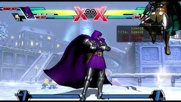UMVC3 Doom/Tron Corner Throw Combo w/ Iron Man UNIBEAM