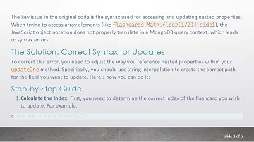 How to Properly Update Nested Documents in Mongoose Node.js