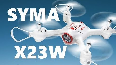 Syma X23W Mini RC Quadcopter SUPER COLD High Wind Test FLIGHT REVIEW