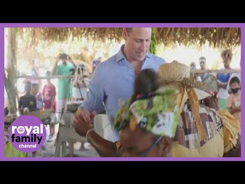 William and Kate Dance Away with Belize Locals