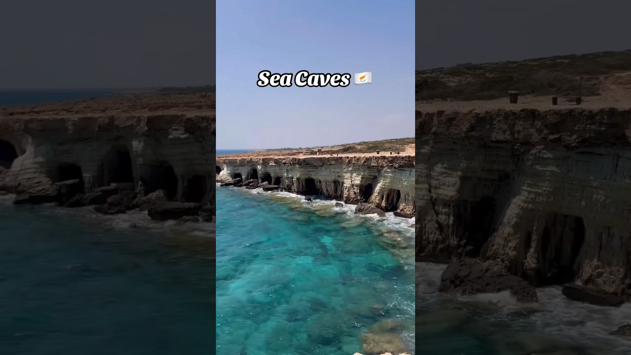 Breathtaking Views of Sea Caves in Ayia Napa, Cyprus