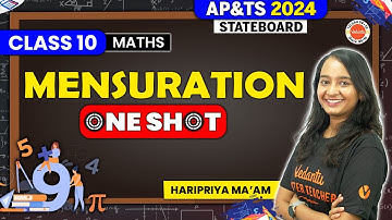 Mensuration Class 10 In Telugu One Shot | TS Board | AP Board | SSC 2024 | Vedantu Telugu 8 9 10