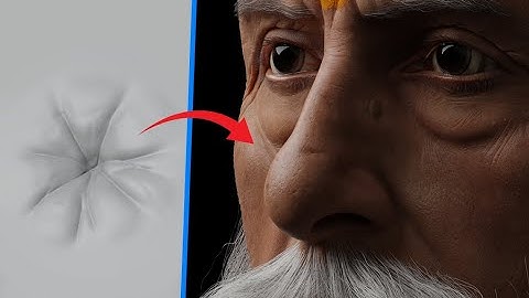 Displacement Pore Brush (Alpha) Creation in Blender Tutorial