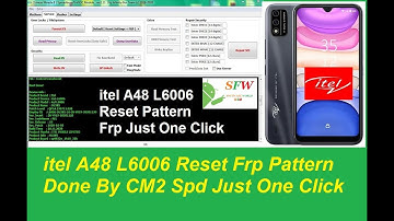 itel A48 L6006 Reset Frp Pattern Unlock Done By CM2