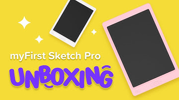 myFirst Sketch Pro Unboxing Video - Educational Writing Sketch Pad with Partial Erase