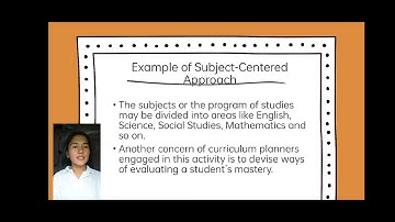 Subject-Centered Approach