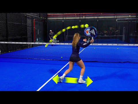 Improve Padel volley technique, angle, and control.