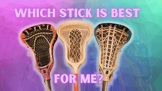 How to Buy a Girls Youth Lacrosse Stick | Stringing Options