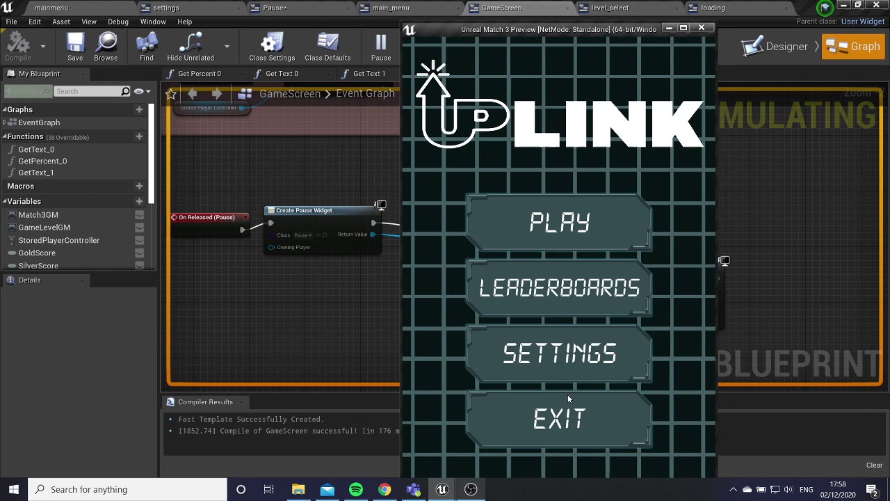 UI Design Game input bug