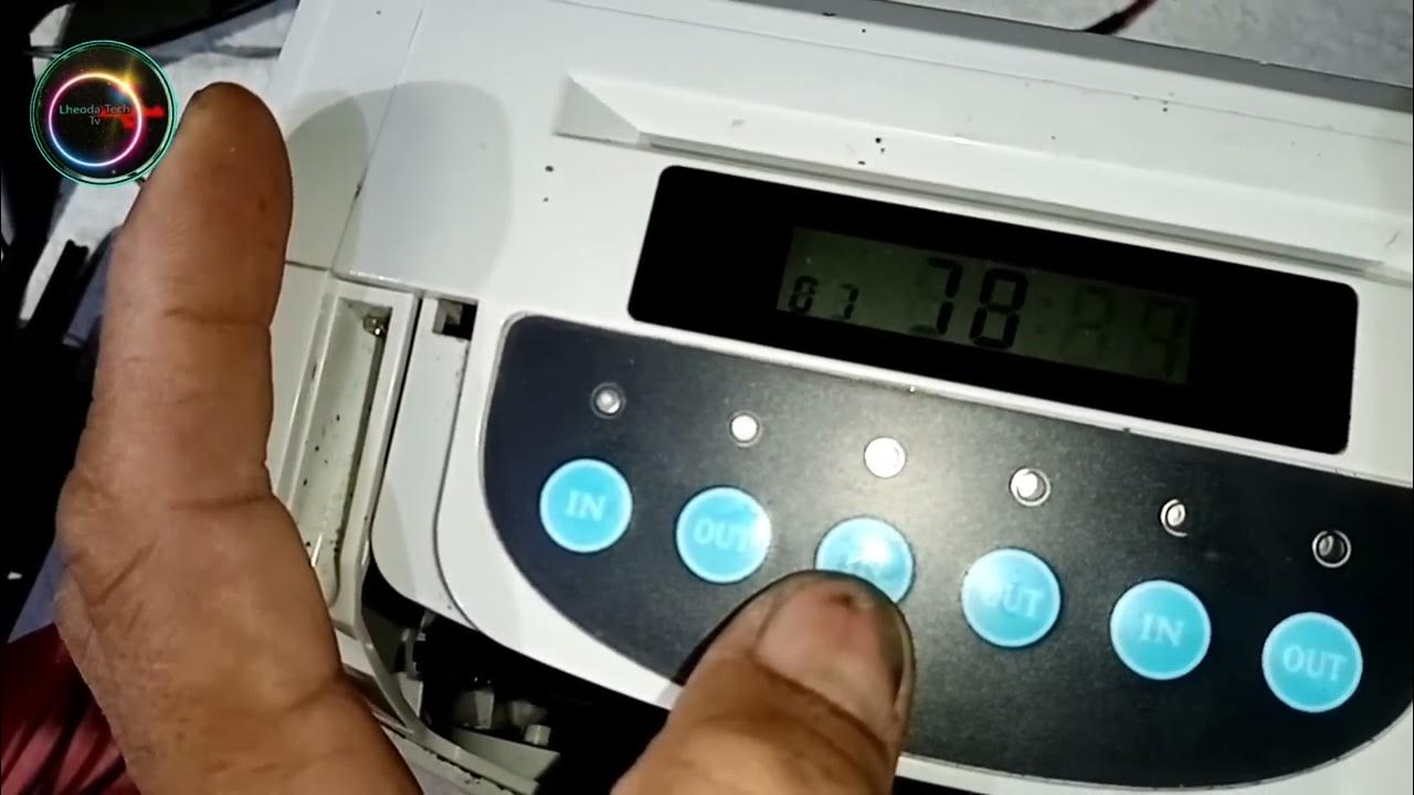 HOW TO RE SETTINGS TIME AND DATE OF BUNDY CLOCK,BASIC TUTORIAL{EAGLE