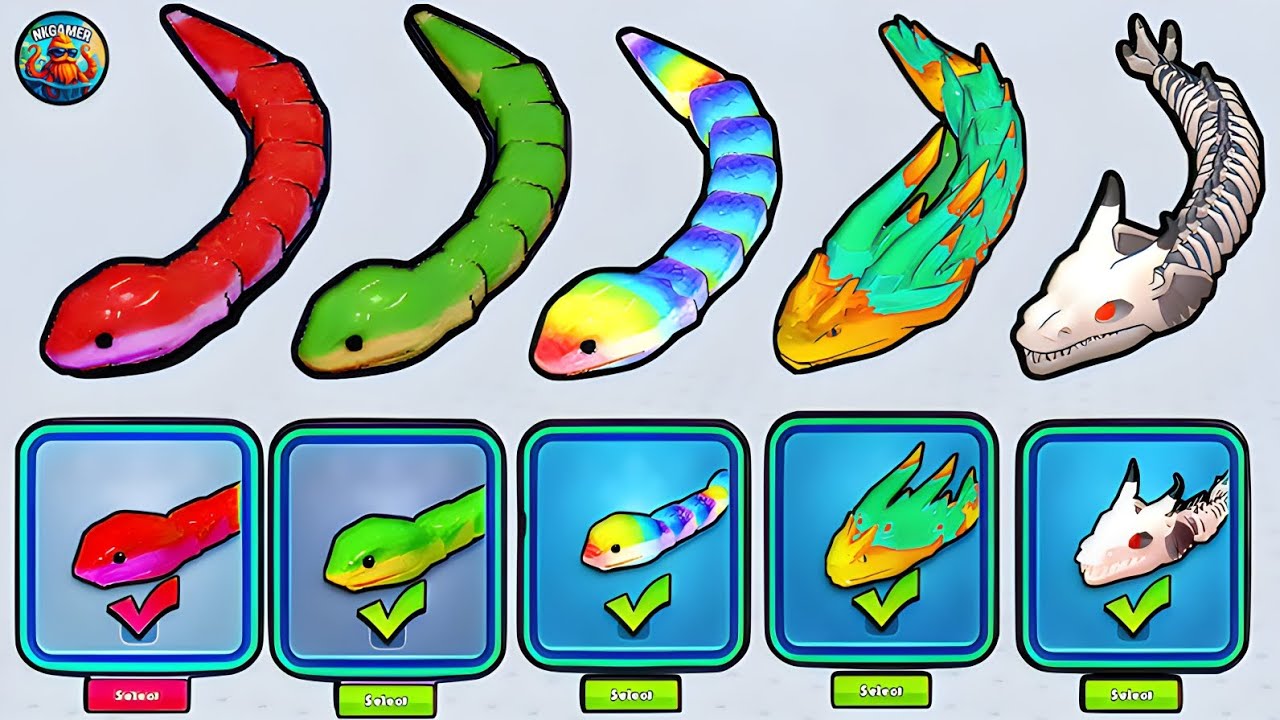 Snake Clash Evolution – From Noob to Legendary Snake! 🐍💀 #297