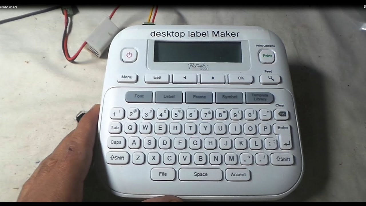 Brother PTouch PTD220 Home/Office Everyday Label Maker YouTube