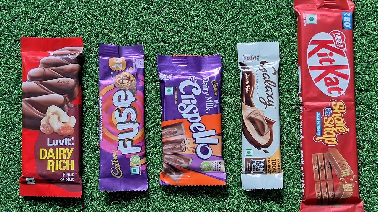 KitKat vs Galaxy vs Fuse vs Crispello vs Luvlt Dairy Rich Chocolate