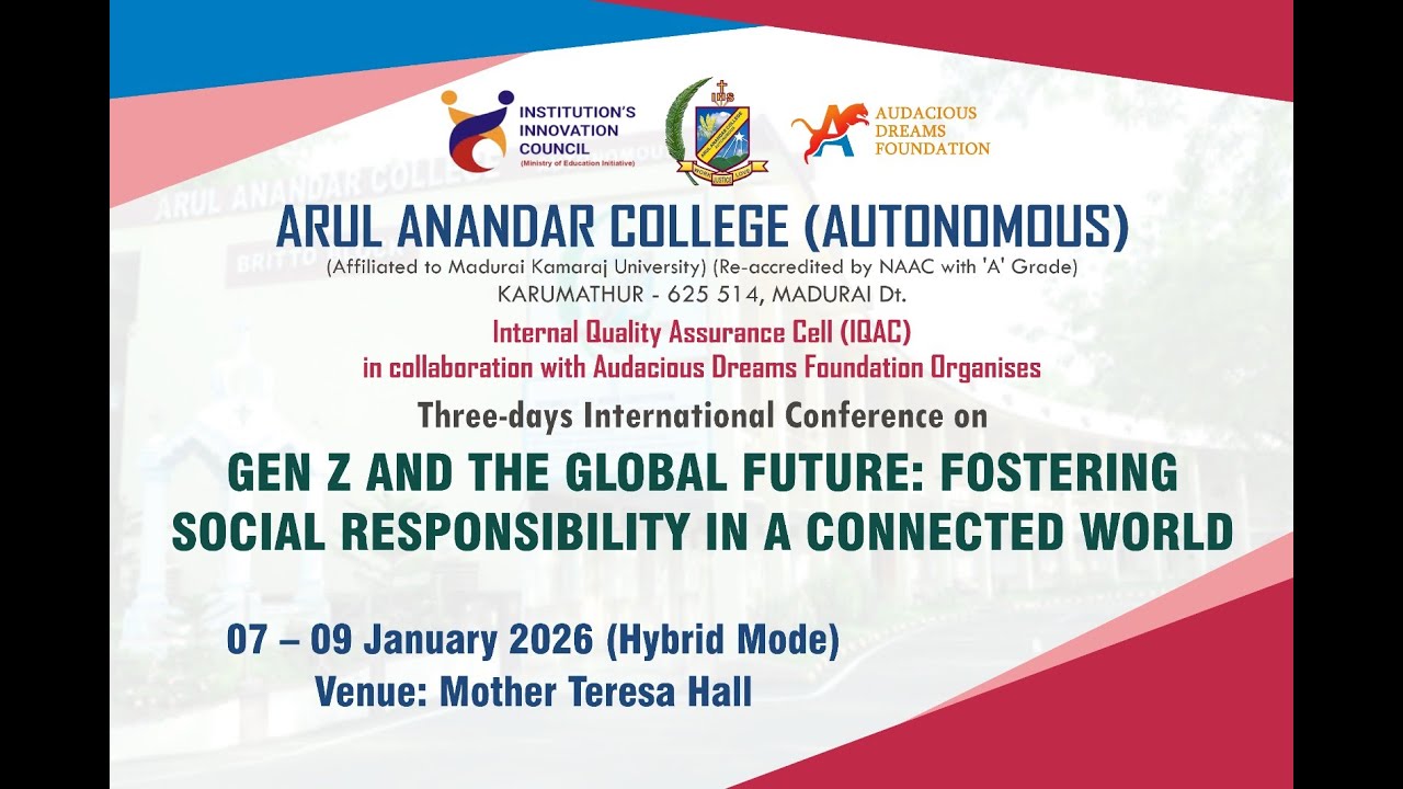 GEN Z AND THE GLOBAL FUTURE : FORTERING SOCIAL RESPONSIBILITY IN A CONNECTED WORLD | AAC  Autonomous