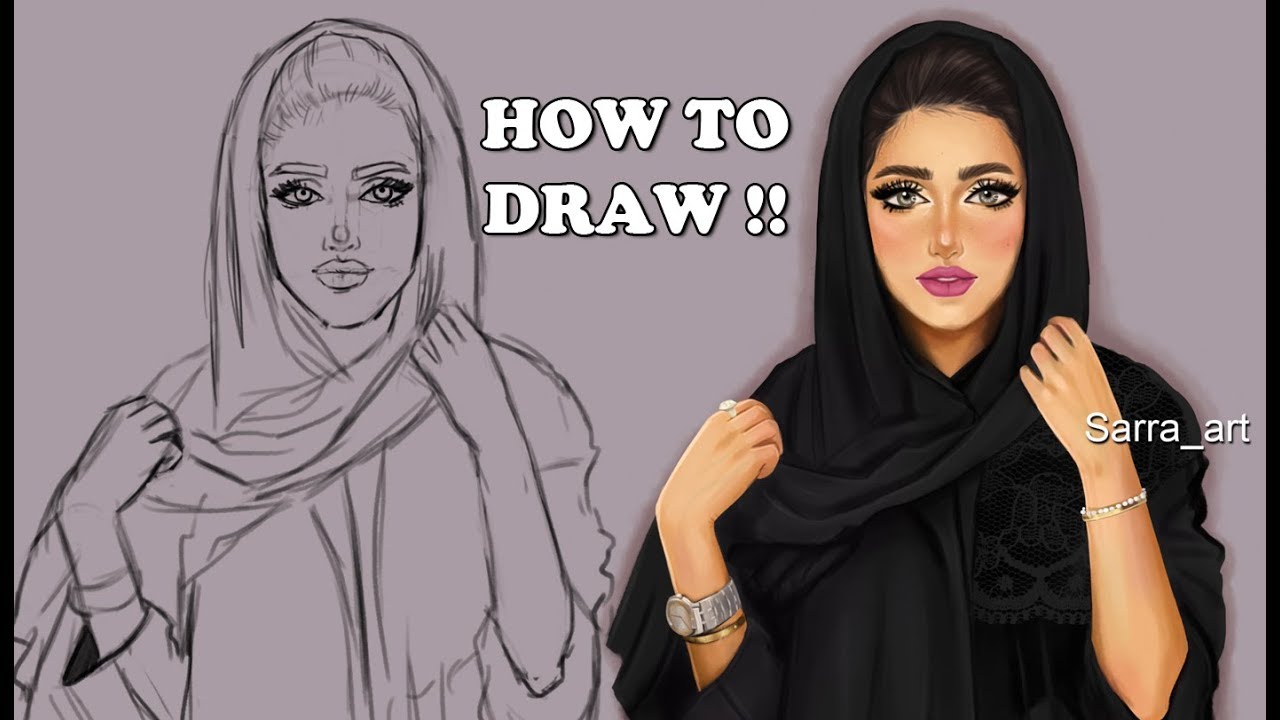 abaya drawing