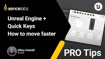 Xencelabs PRO Tips | Unreal Engine + Quick Keys - How to move faster