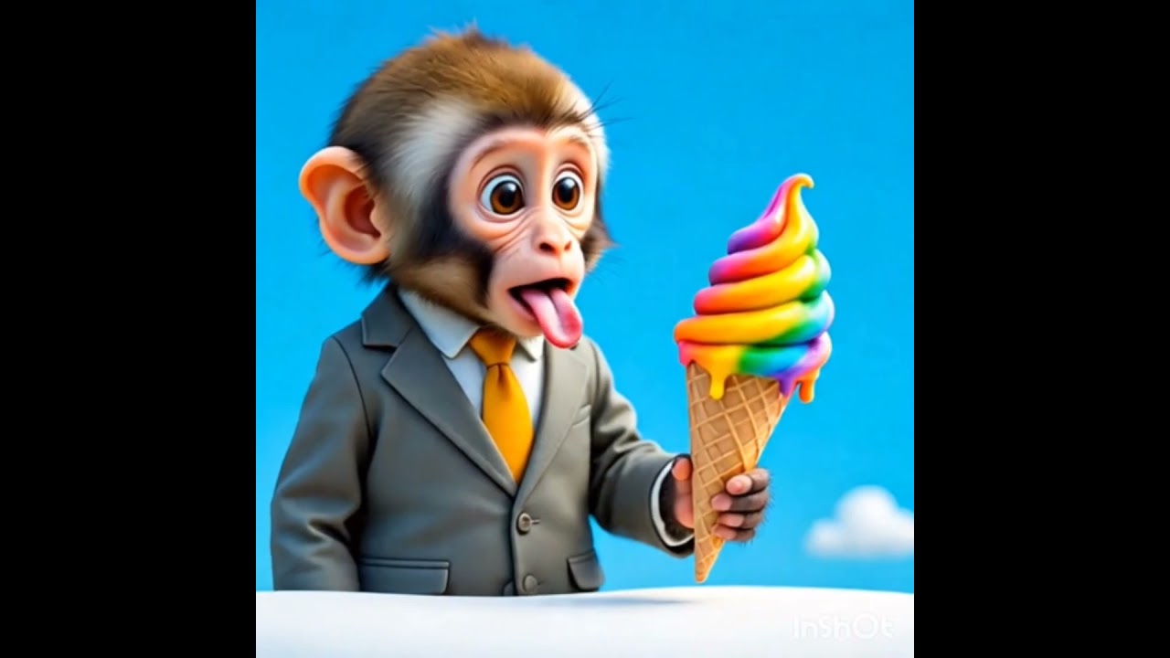 Monty monkey icecream 