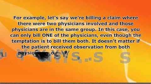 Observation Coding- Medical Coding and Billing