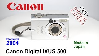 2004 Canon Digital IXUS 500 - CCD Digital Camera - YouTube